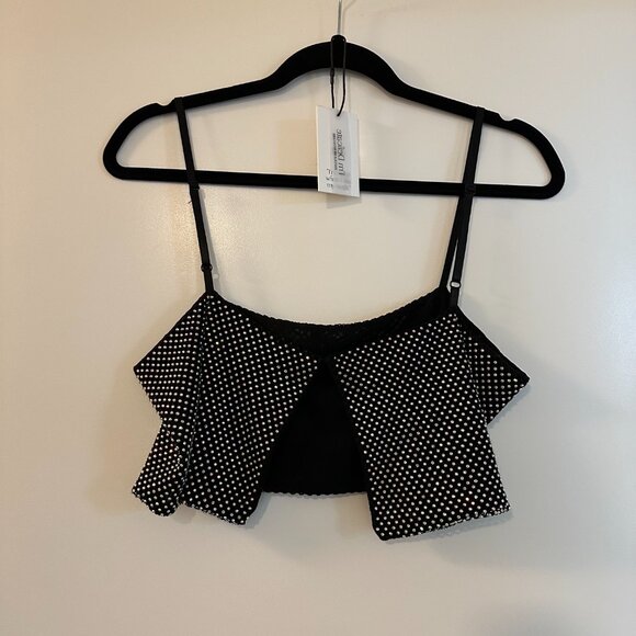 SLA The Label Rhinestone Crop Top - Picture 2 of 5